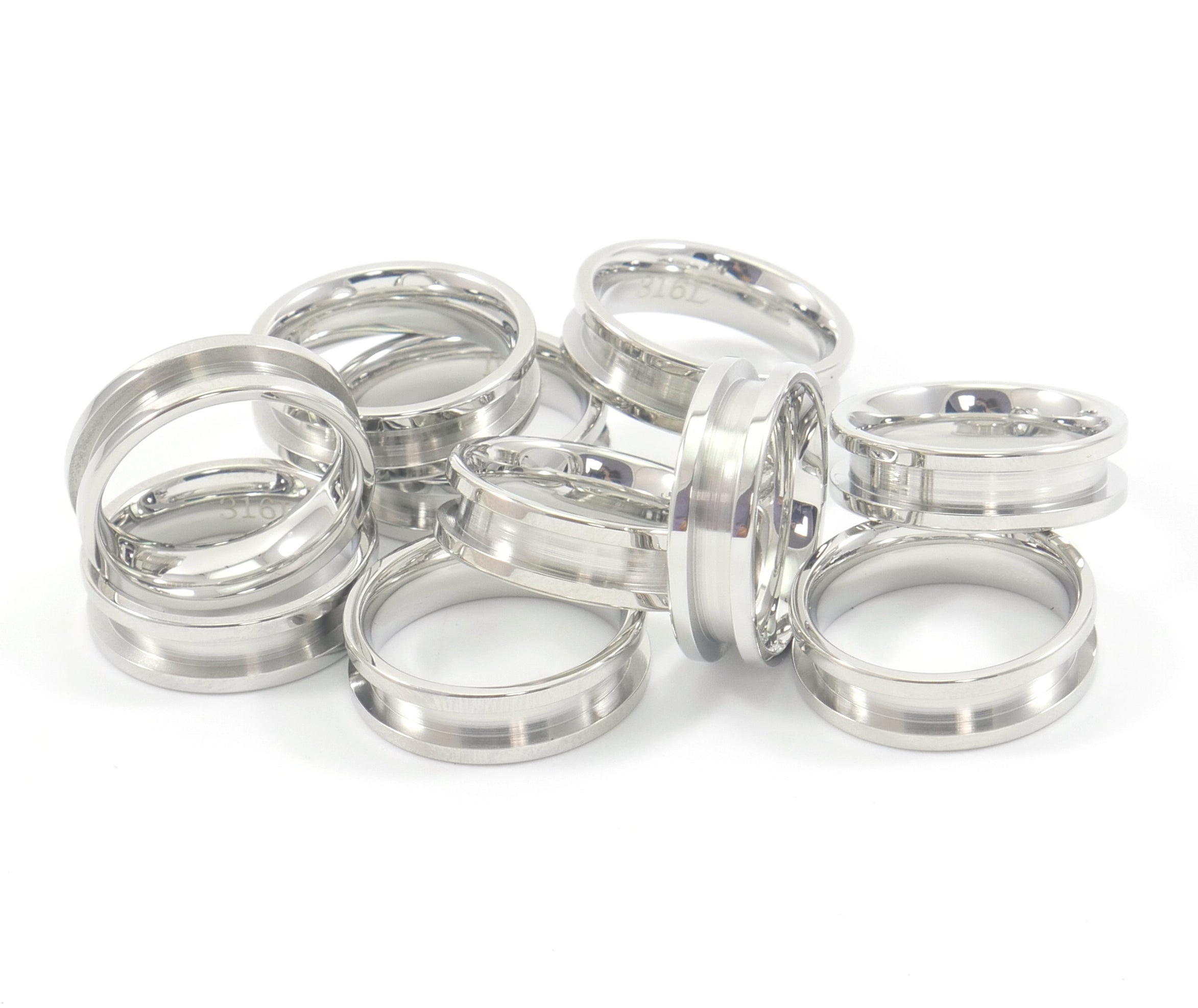 Stainless Steel Inlay Channel Ring Core | Turners Warehouse