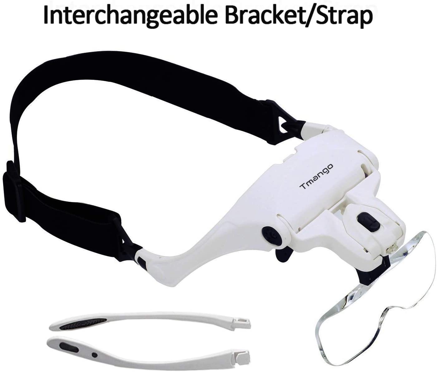 Head Mount Magnifier with Lights - Headset Glasses