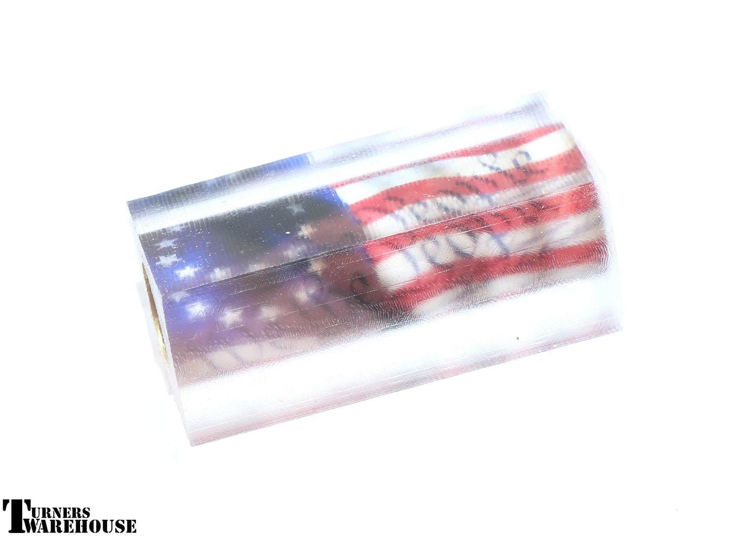 Americana Pen Blanks Distressed Betsy Ross Flag with We the People Preamble