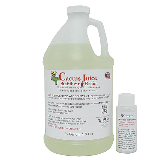 Cactus Juice Stabilizing Resin 1/2 Gallon