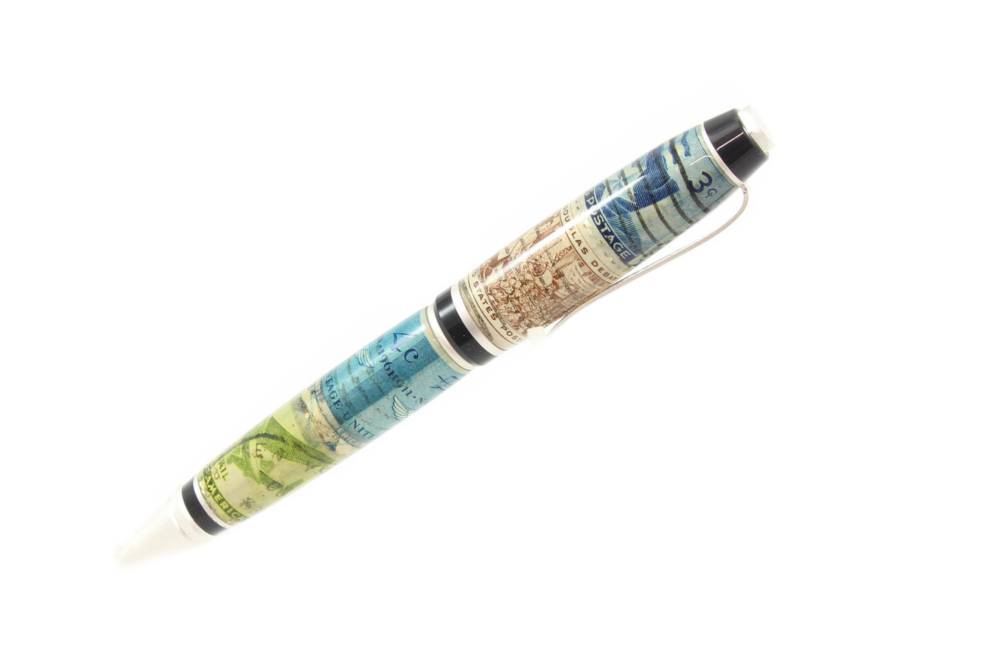 Cigar Pen Kit Satin Chrome Black