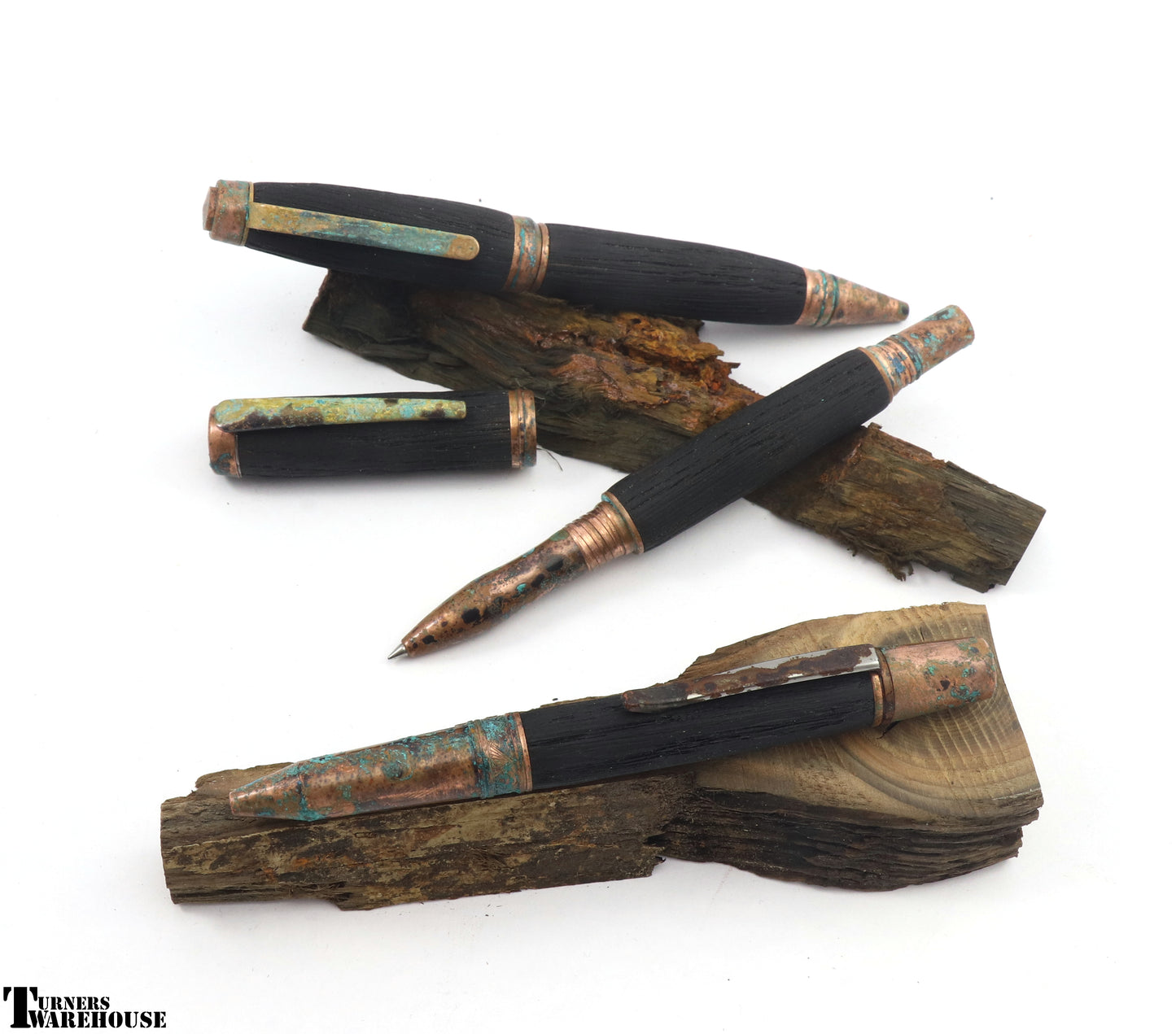 Element Series Pen Kits Group Picture Patina Copper