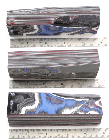 Fordite Hidden Tang Knife Scales