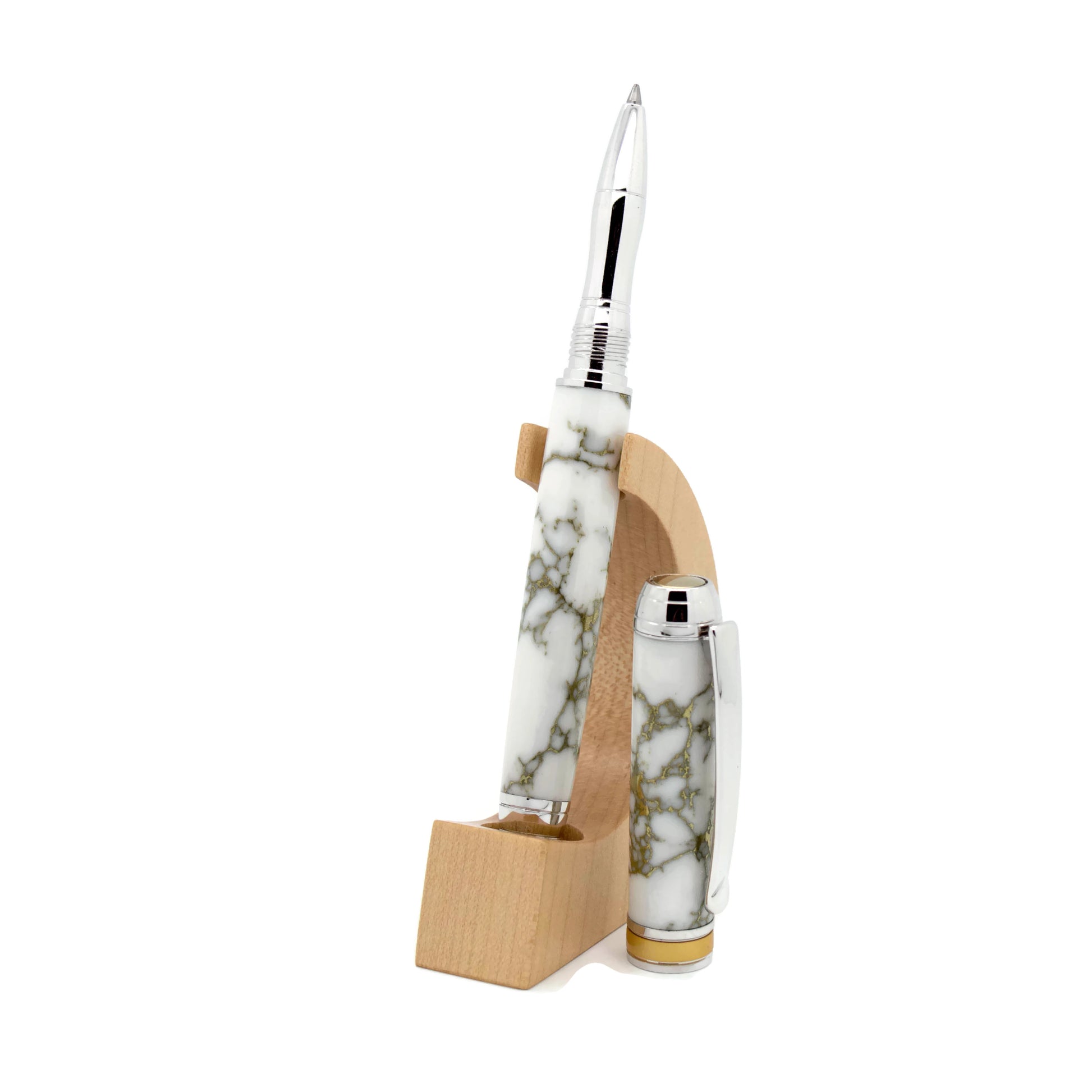 Mistral Rollerball Beaufort Ink Rhodium with Brushed Gold