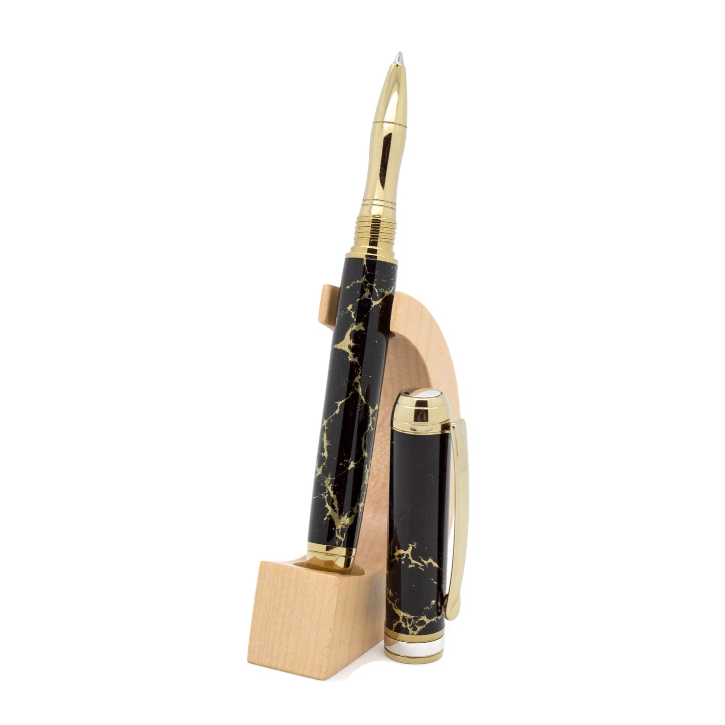 Mistral Rollerball Beaufort Ink Titanium Gold with Rhodium