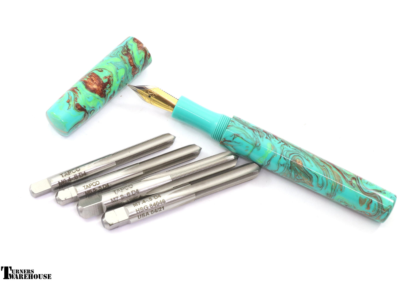 Tapco Taps Group Shot Jowo and Bock with kitless pen sample