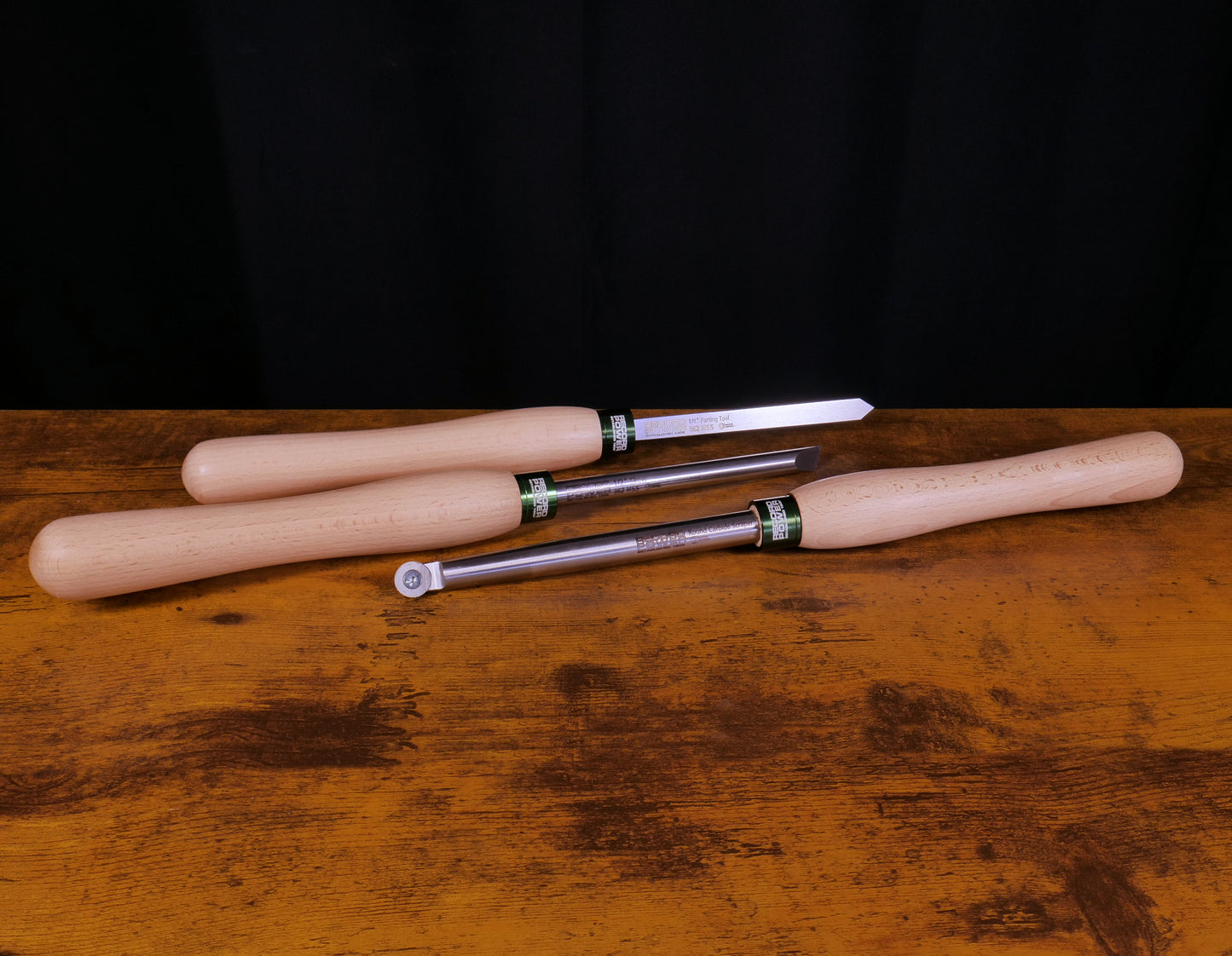 Record Power 3 pc Small Projects Turning Tools Set - 9" ProComfort Handles