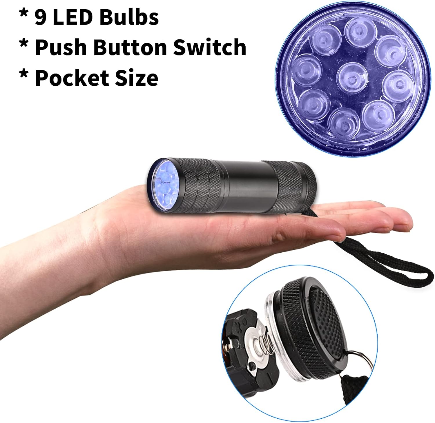 black light with phone flashlight UV Light for UV Resin