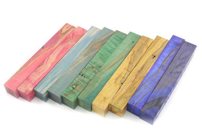 Stabilized Ambrosia Maple Pen Blanks