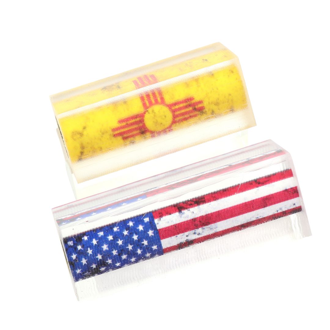 Americana Pen Blanks USA Flag and New Mexico State Flag