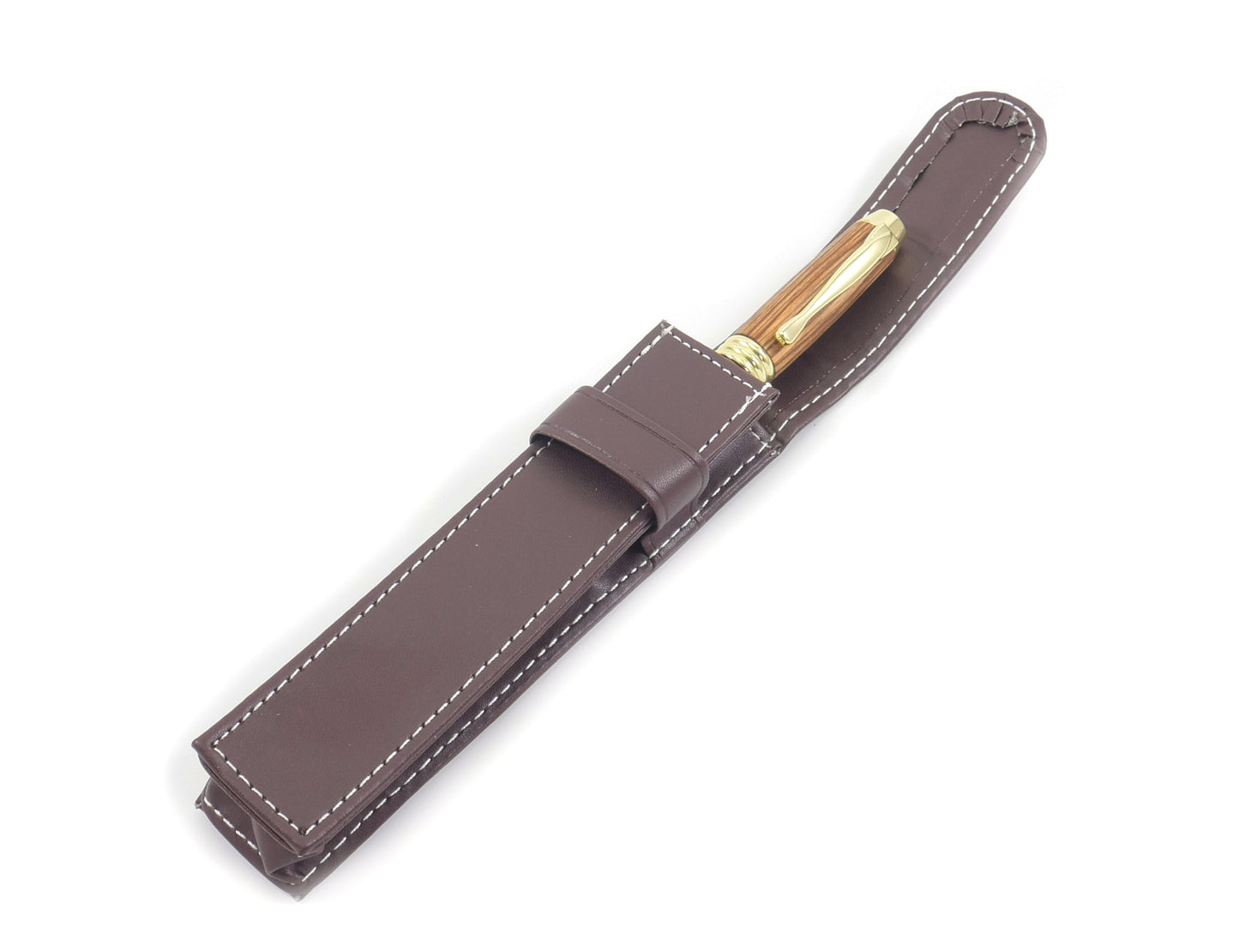 Brown Leather Pen Case