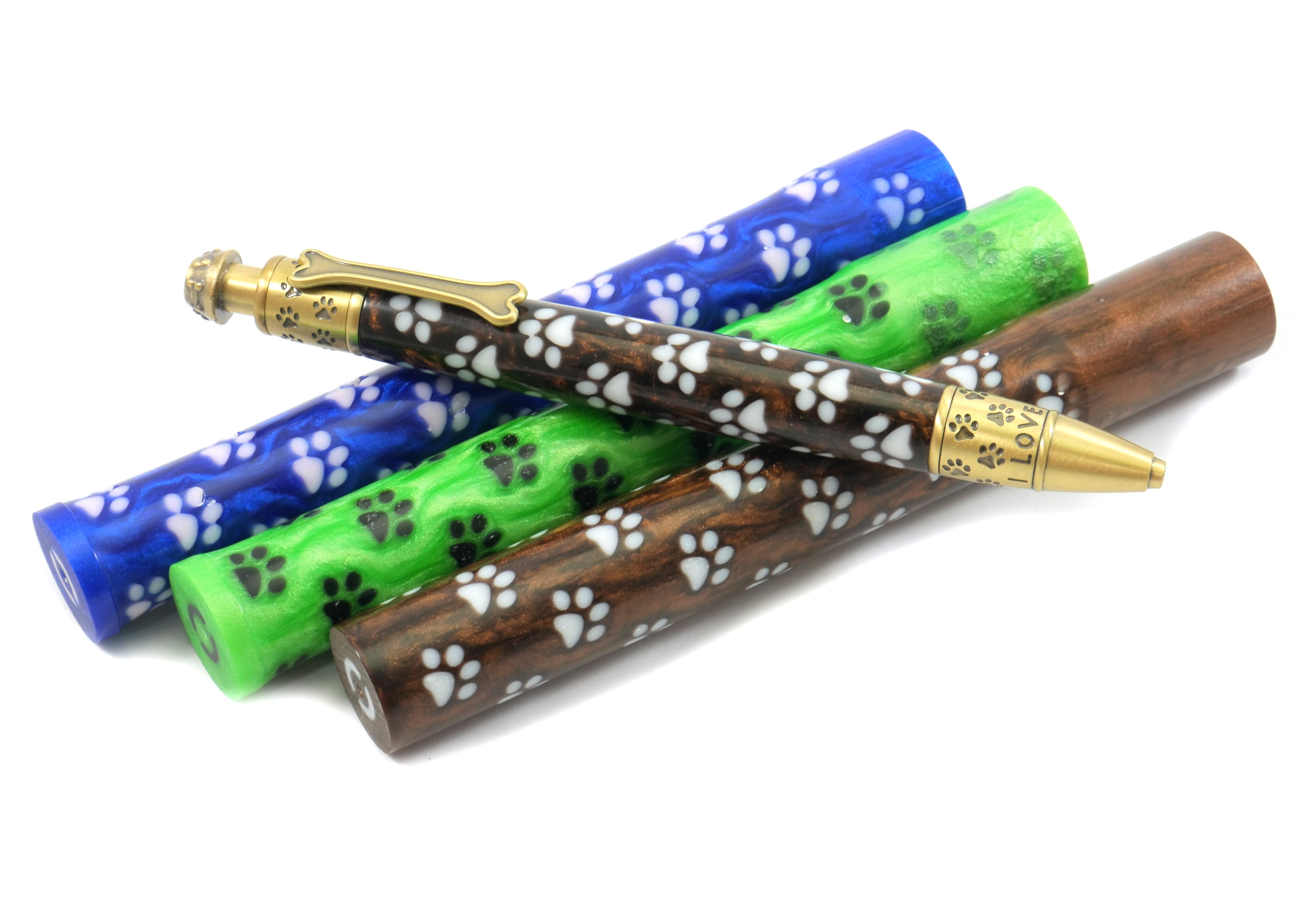 Dog Paw Pen Blanks