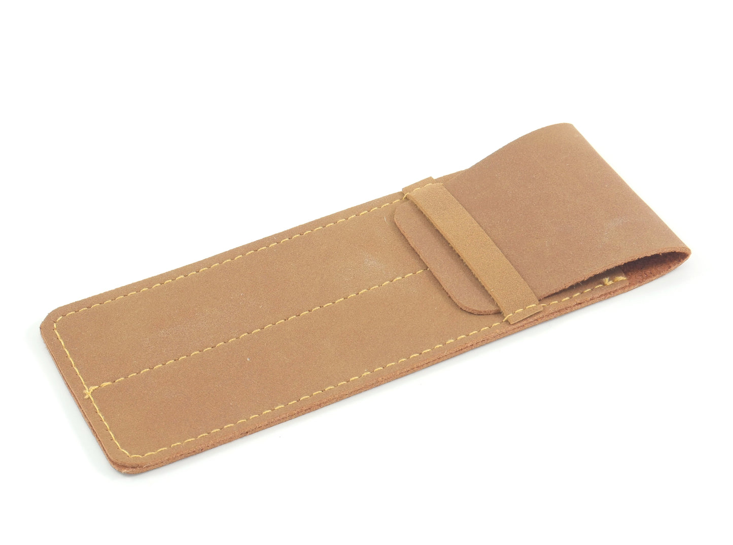 Double Leather Pen Sleeve