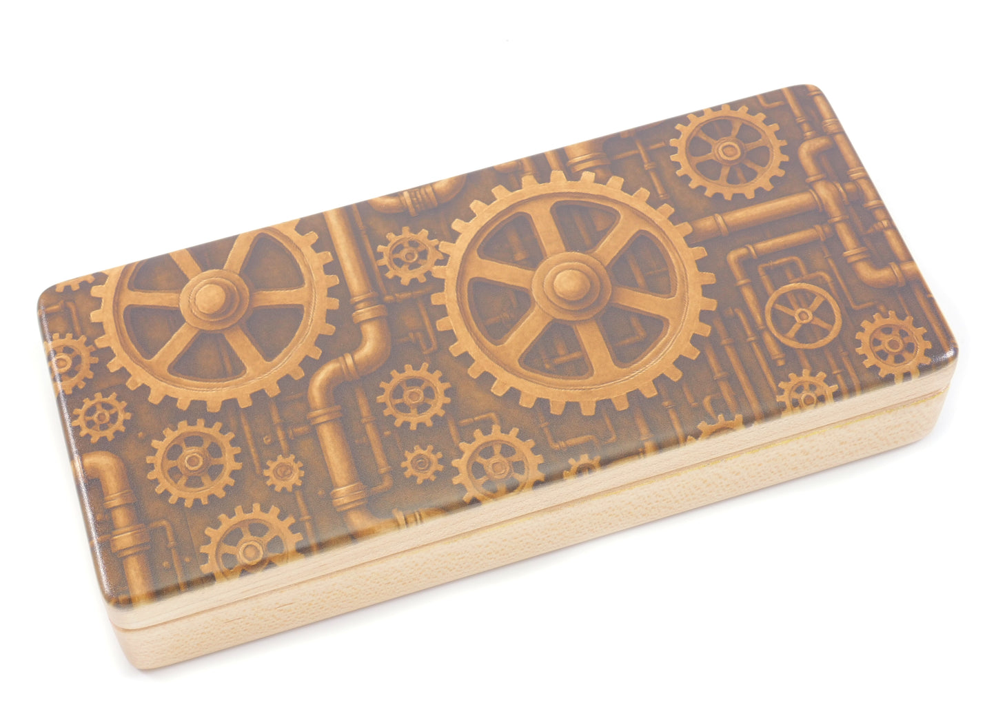 Embellished Maple Wood Pen Box