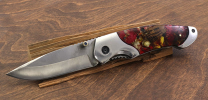 Top Choice Flower Knife Scales