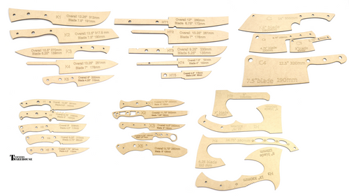 Knife, Cleaver & Hatchet Templates