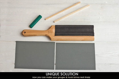 Dual Sided Paddle Strop for Spoon Knives