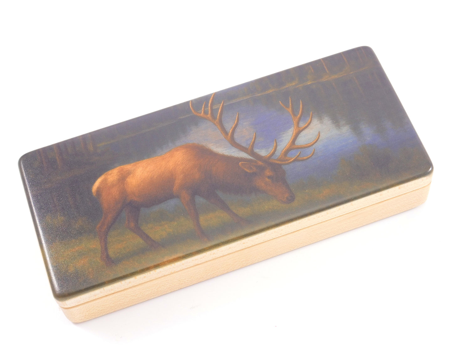 Embellished Maple Wood Pen Box