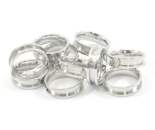 Stainless Steel Inlay Channel Ring Core