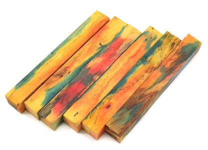 Tri-Dyed Stabilized Tamarind Pen Blanks