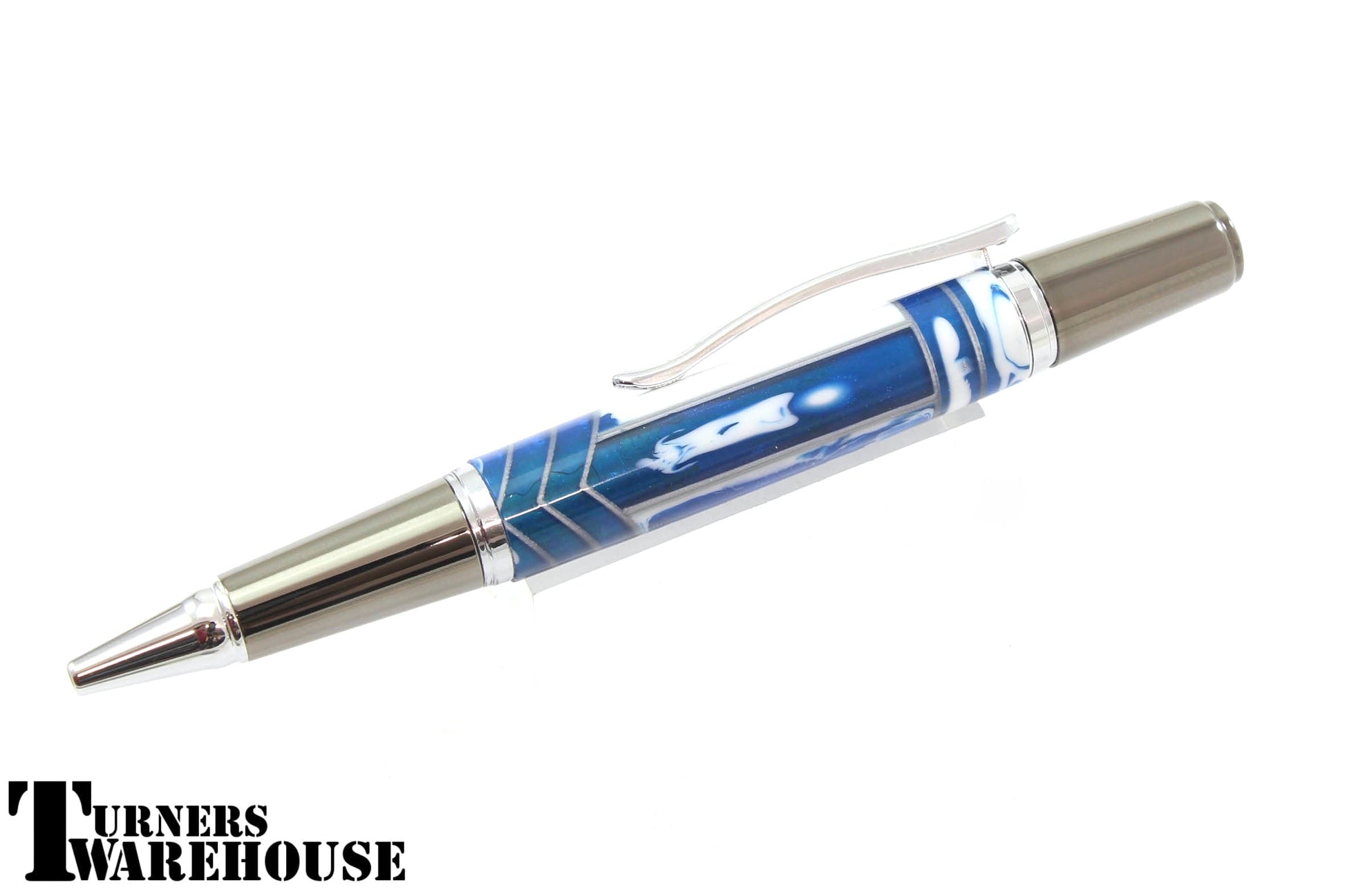 Sirocco Ballpoint Beaufort Ink Chrome with Gun Metal 