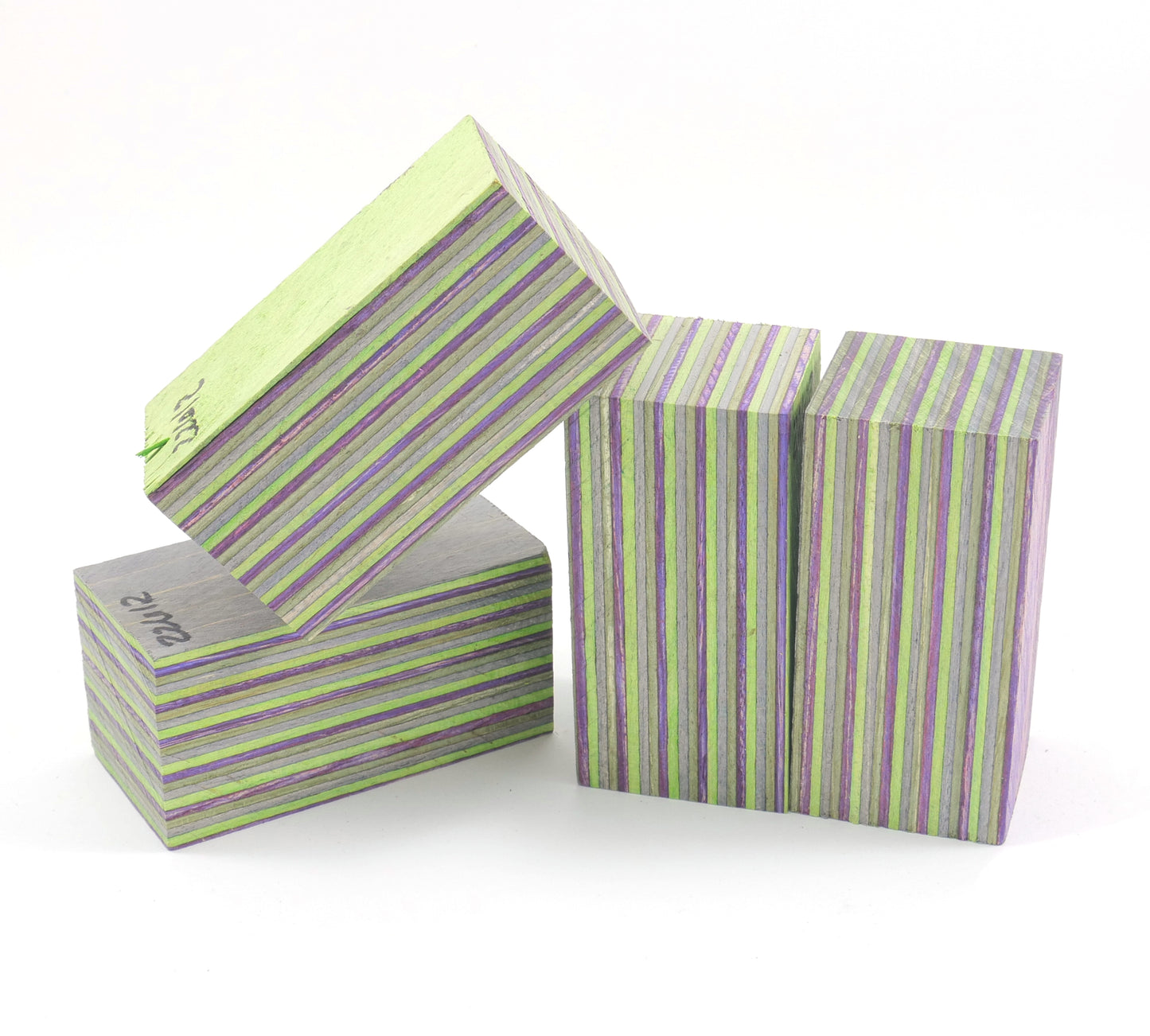 Laminated Wood Bottle Stopper Blanks - Spectra Ply