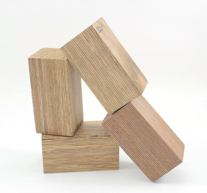 Laminated Wood Bottle Stopper Blanks - Spectra Ply