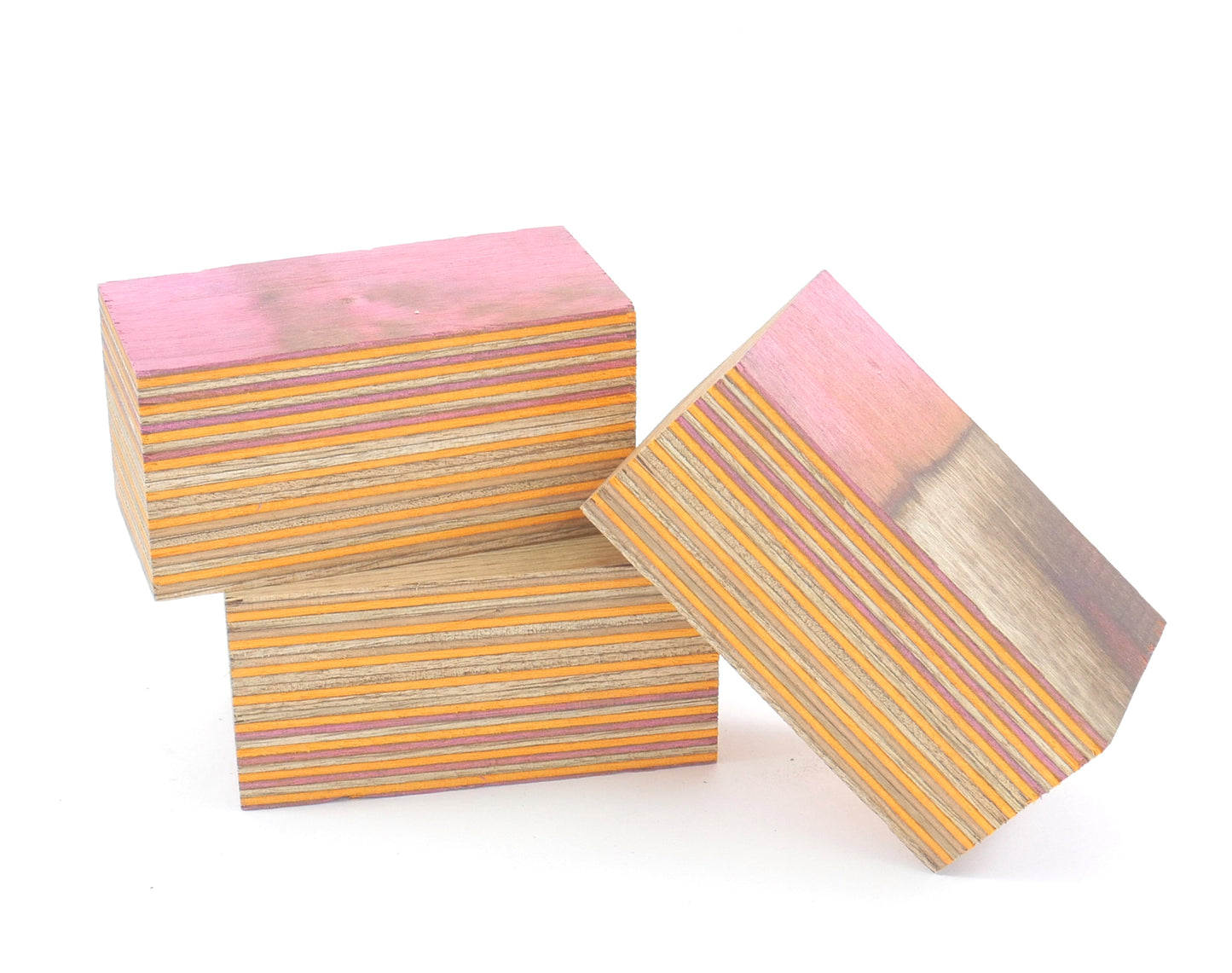 Laminated Wood Bottle Stopper Blanks - Spectra Ply
