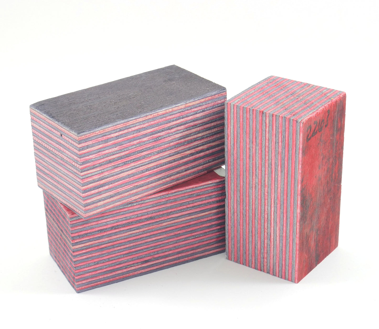 Laminated Wood Bottle Stopper Blanks - Spectra Ply