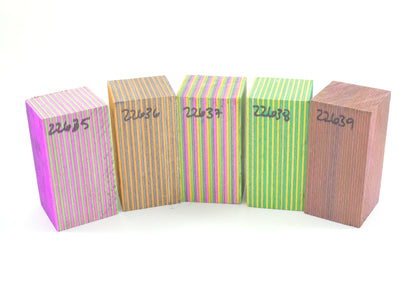 Laminated Wood Bottle Stopper Blanks - Spectra Ply