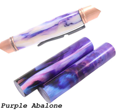 Top Choice Handle Blanks Purple Abalone