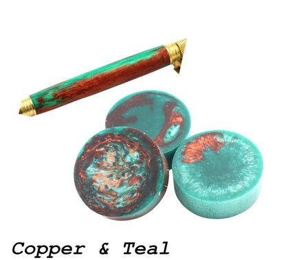 Top Choice Ring Blanks Copper and Teal