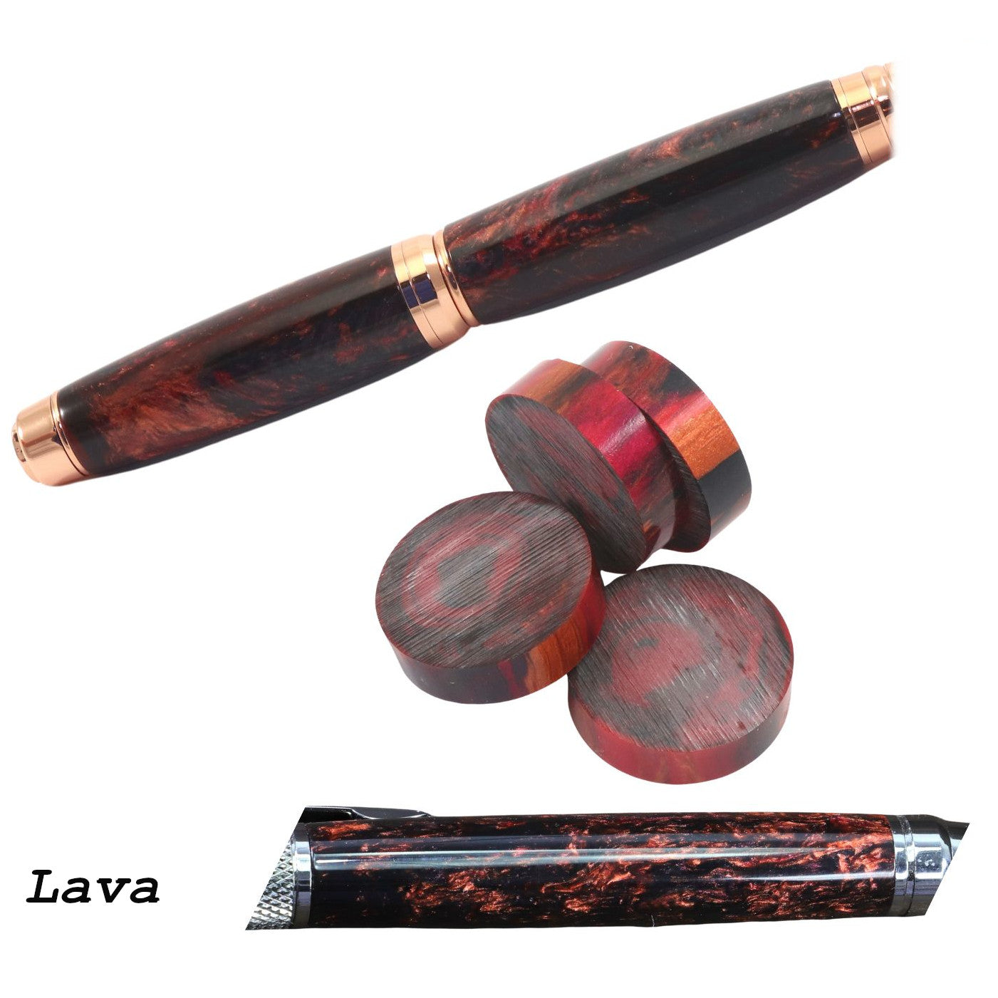 Top Choice Ring Blanks Lava