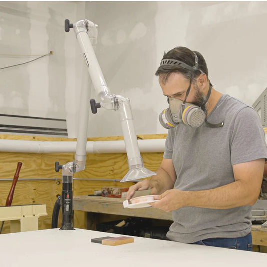 2 Inch Boom Arm Kit for Workbench Mounting - Mullet Tools