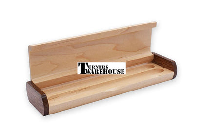 Two Tone Rosewood Maple Pen Box
