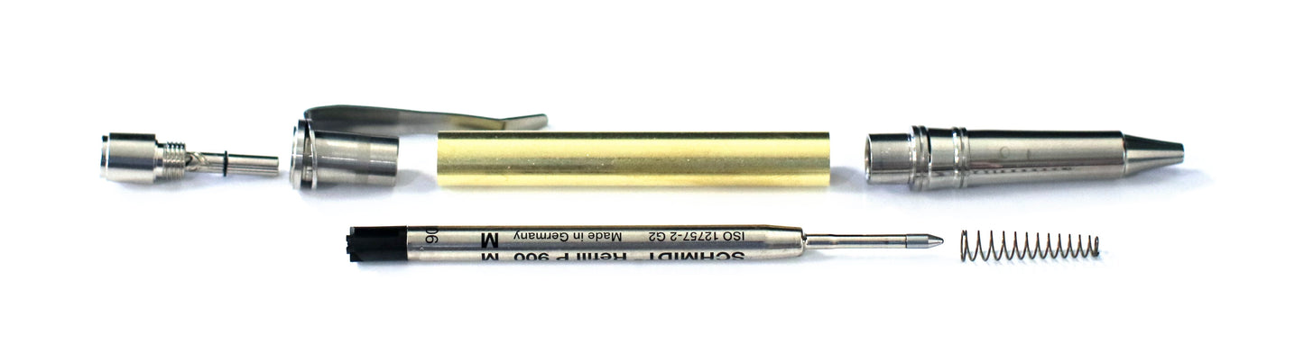 Coyote Click Pen - Natural Stainless Steel