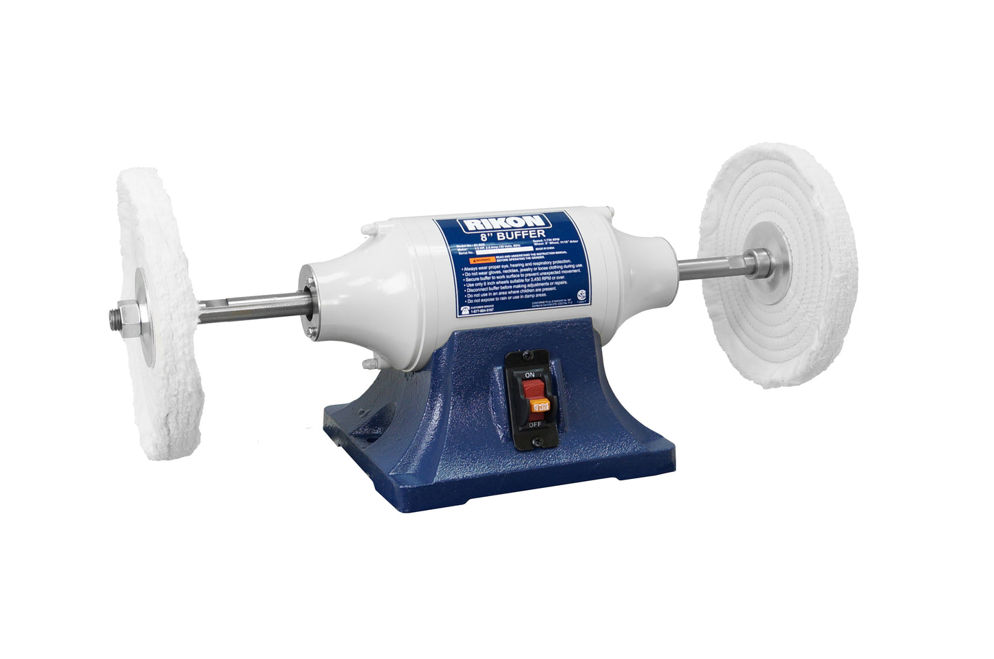 Rikon 81-608 8" Low Speed Buffer