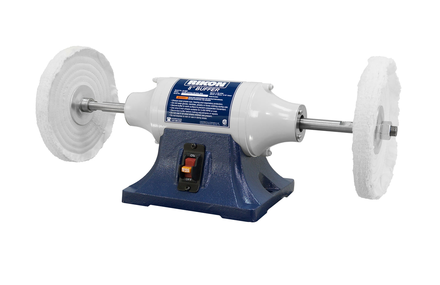 Rikon 81-608 8" Low Speed Buffer