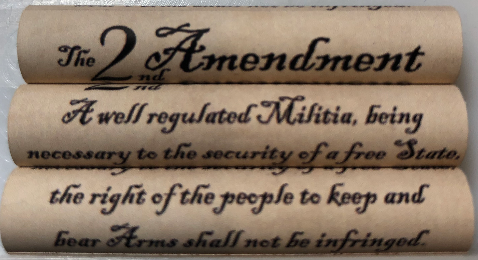 Americana Pen Blanks 2nd Amendment Script 