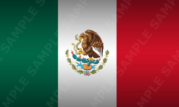Americana Pen Blanks Mexico Flag