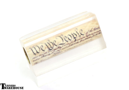 Americana Pen Blanks We the People Preamble Script