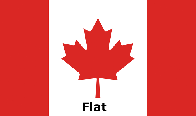 Americana pen Blanks Canada Flag