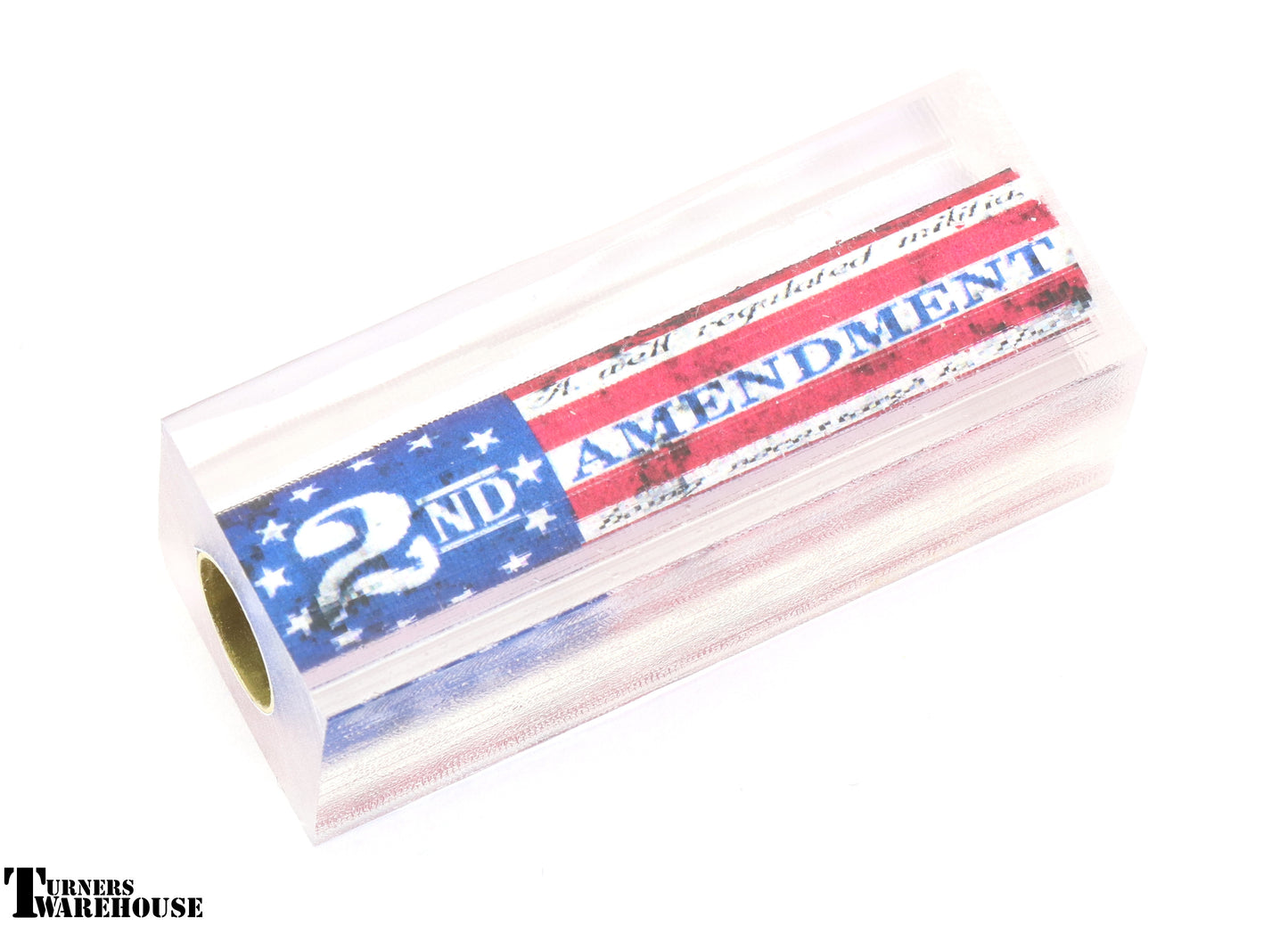 Americana pen Blanks Distressed USA Flag with 2nd Amendment 