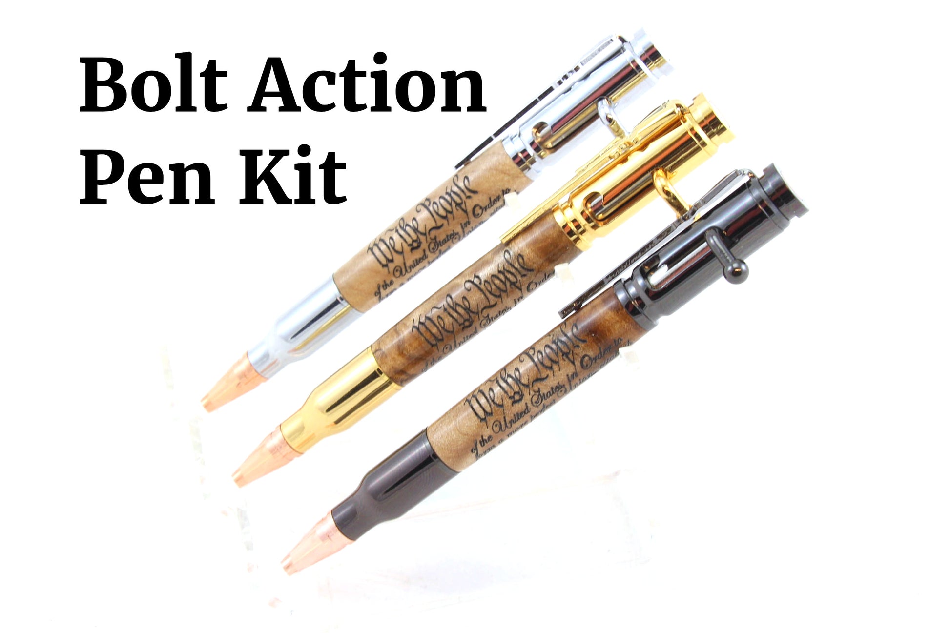 Bolt Action PSI Group Shot with We the People blanks