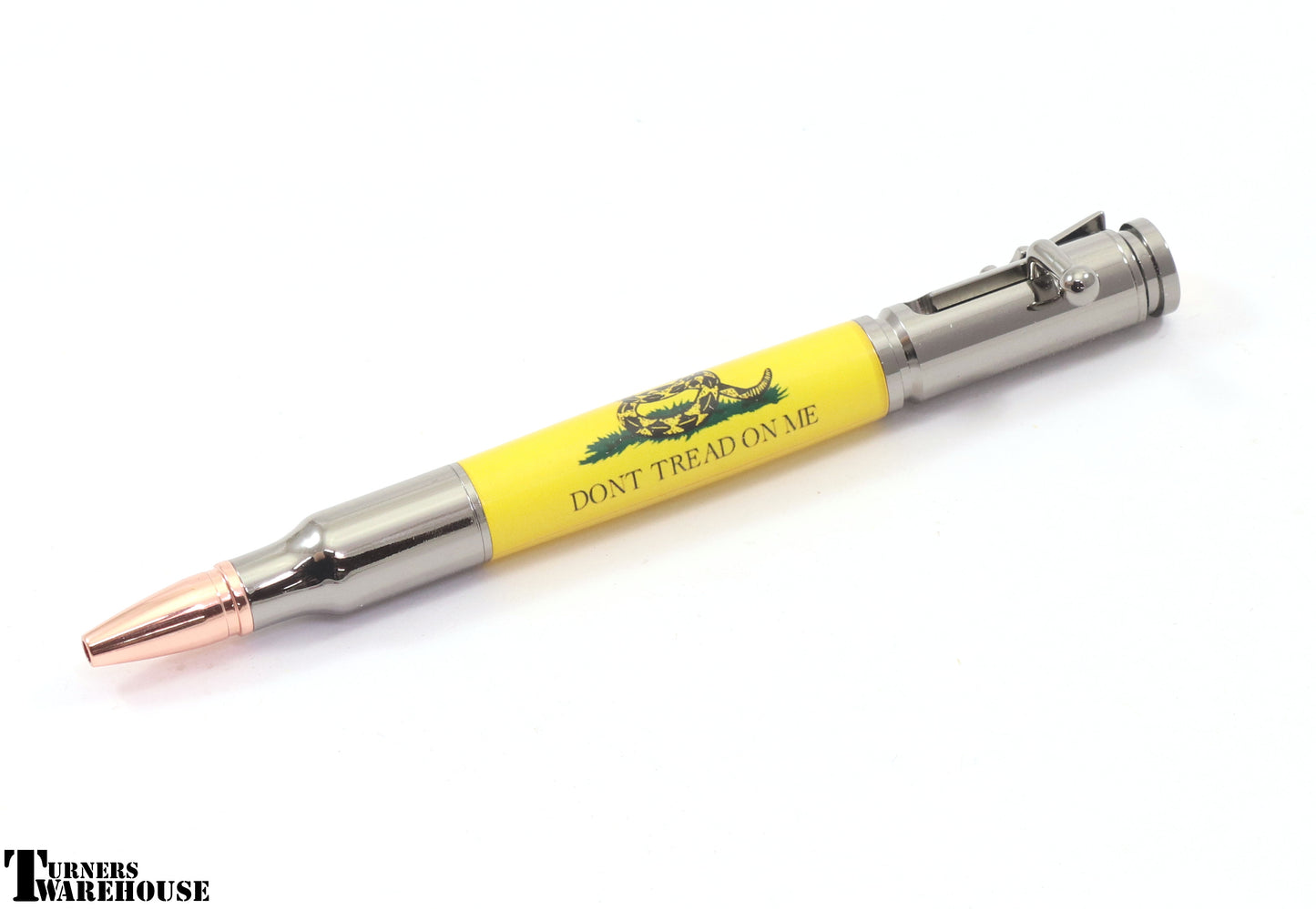 Bolt Action Pen Kit PSI Gun Metal Don't Tread on me