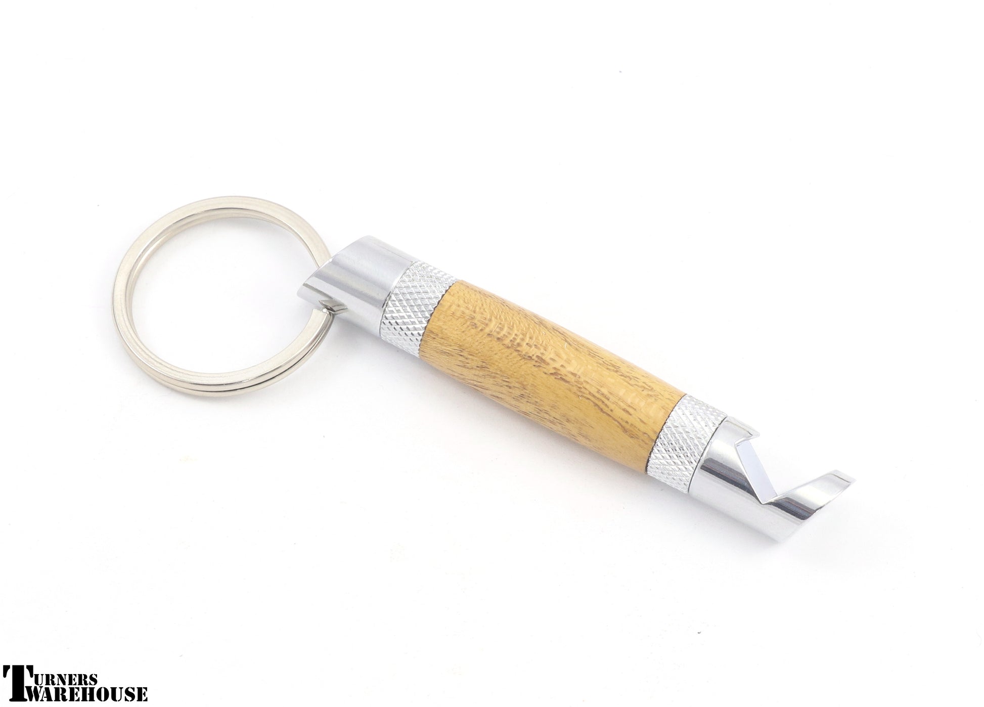 Bottle Opener Key Chain PSI Chrome