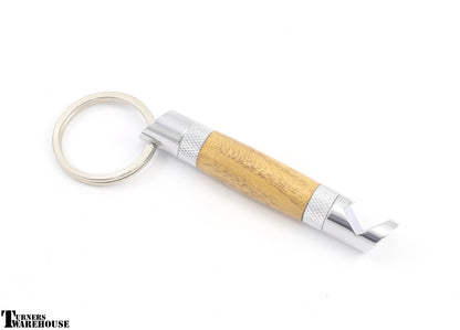 Bottle Opener Key Chain PSI Chrome