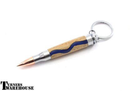 Bullet Key Chain Kit Chrome 