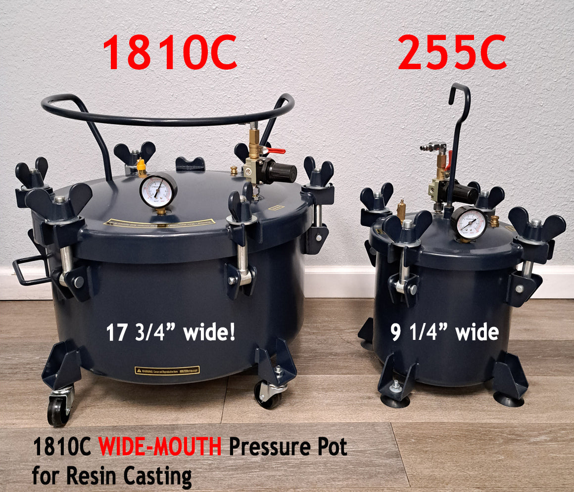 California Air Tools Pressure Pot 10 Gallon and 2.5 Gallon