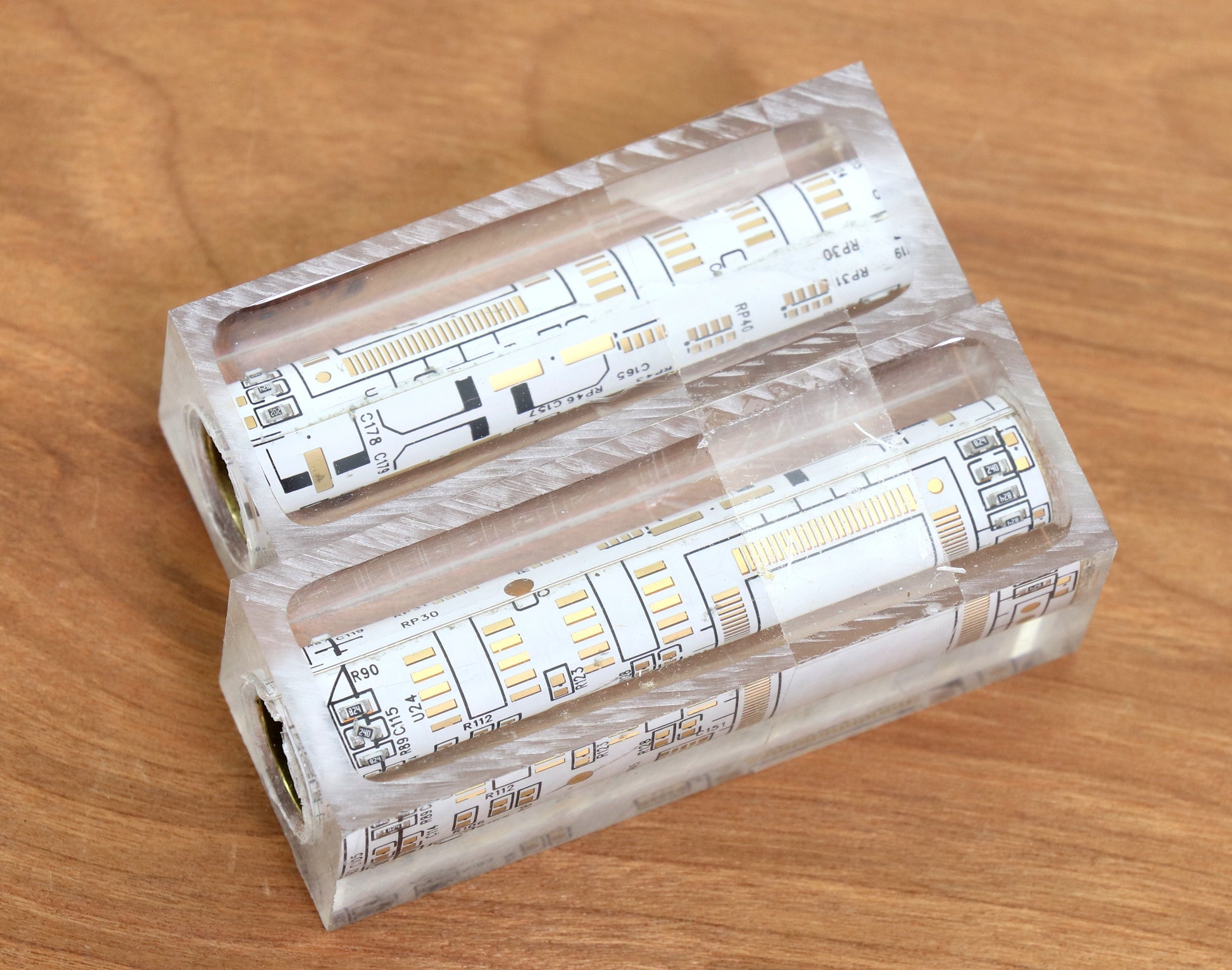 Circuit Board Pen Blank Cigar Pen Kit in White
